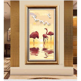 Painting by Numbers Flamingo Sunrise